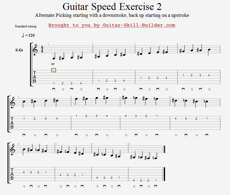 Guitar Speed Exercise 2